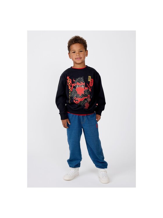 LEGO LEGO Bluza 11011363/995 Czarny Regular Fit