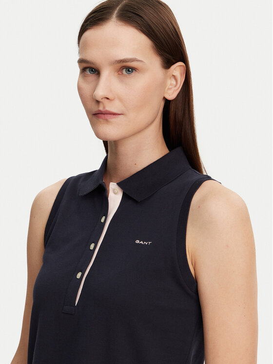 Gant Gant Polokošeľa 4200560 Tmavomodrá Regular Fit