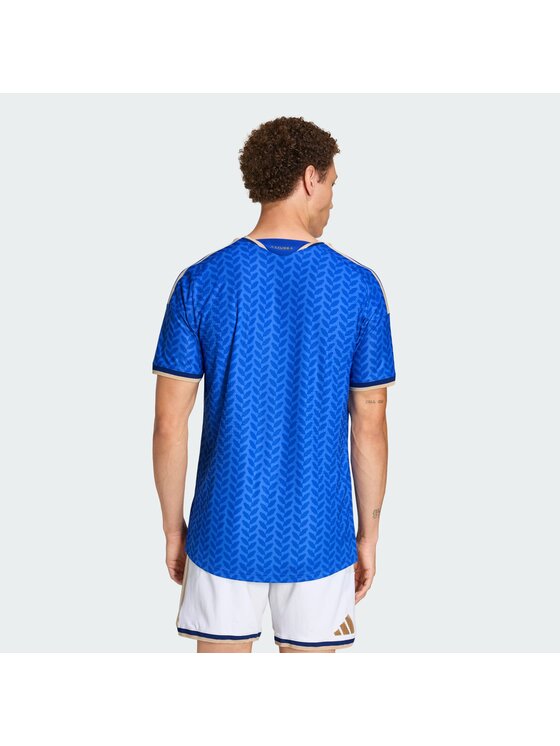 adidas adidas Koszulka techniczna Włochy Błękitny Slim Fit