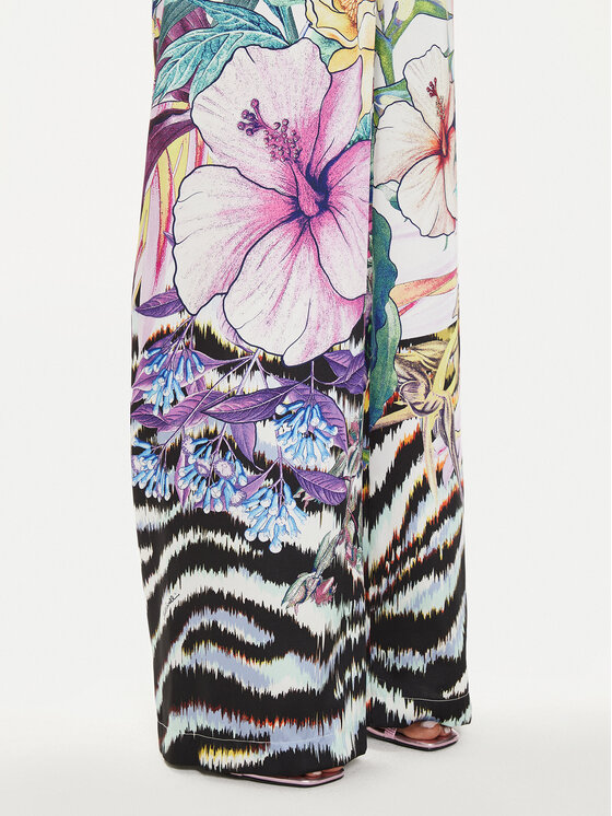 Just Cavalli Just Cavalli Kalhoty z materiálu 76PAA120 Béžová Slim Fit