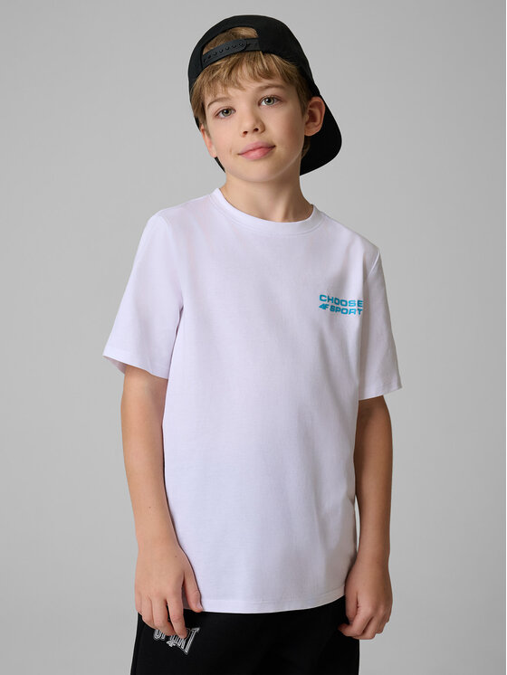 4F 4F T-Shirt STREET SPORT Biały Regular Fit