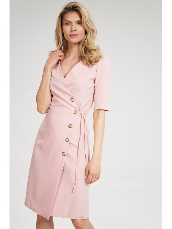 FIGL FIGLFIGL Vestito M703 Rosa Regular Fit