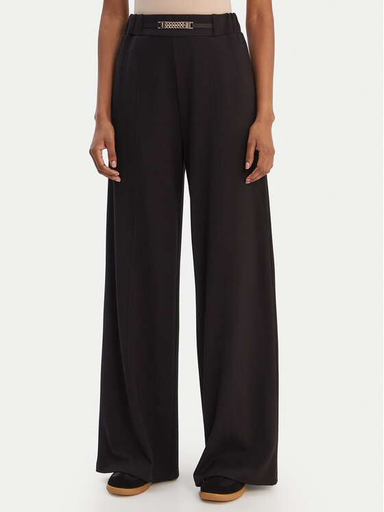 Liu Jo Sport Liu Jo Sport Teplákové nohavice TA6026 JS182 Čierna Relaxed Fit