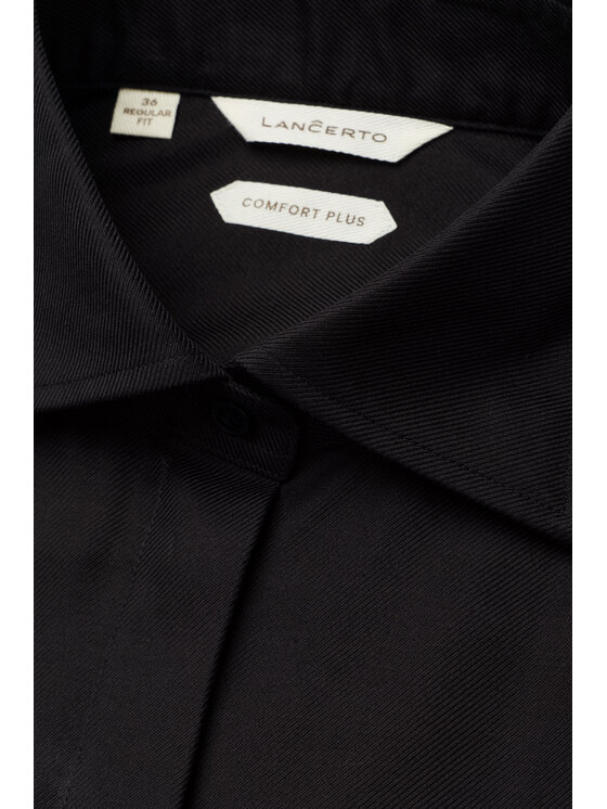 Lancerto Lancerto Koszula Asmara Regular KO073226000019 Czarny Regular Fit