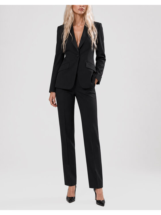 PHILIPP PLEIN PHILIPP PLEIN Marynarka 31563 Czarny Loose Fit