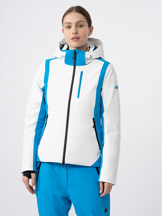 4F Giacca da sci 4FAW23TTJAF336 Blu Slim Fit, taglia : L