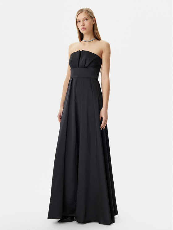 Rinascimento Rinascimento Rochie de seară CFC0019824002 Negru Regular Fit