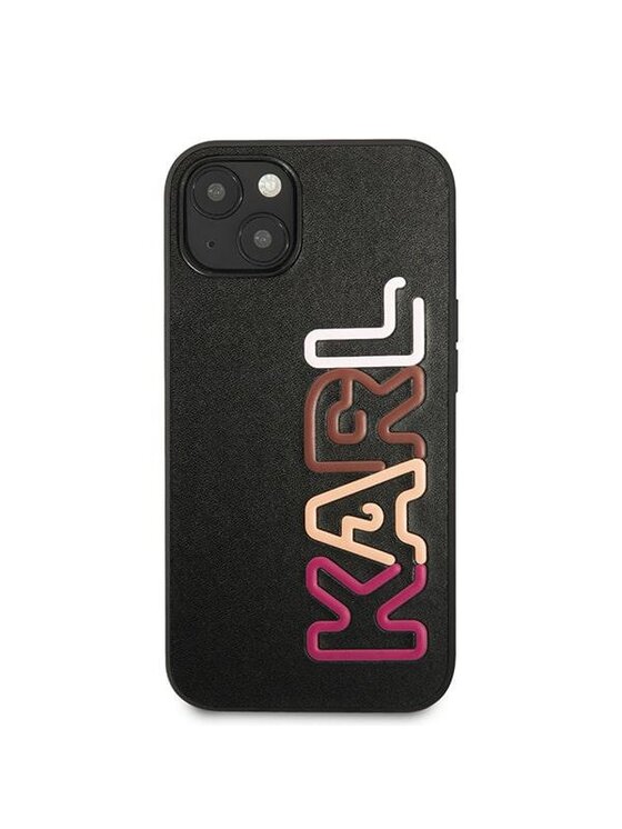 KARL LAGERFELD KARL LAGERFELD Etui na telefon Multipink Brand Czarny