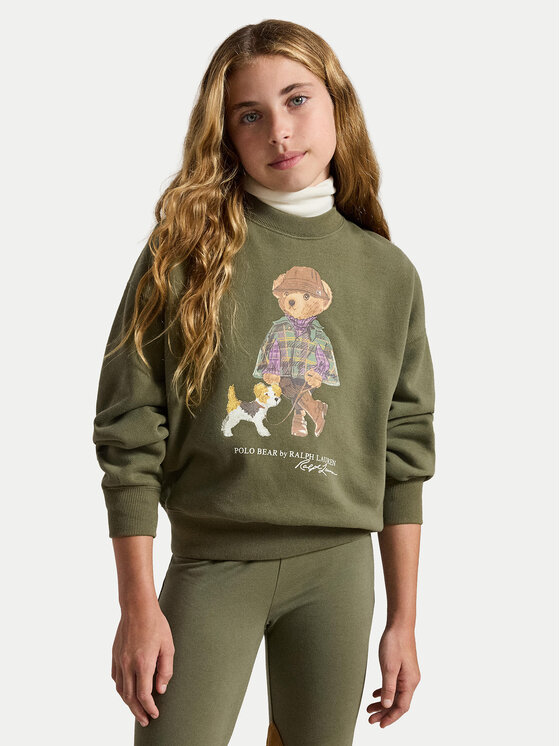 Polo Ralph Lauren Polo Ralph Lauren Μπλούζα 313B26298001 Σκούρο πράσινο Regular Fit