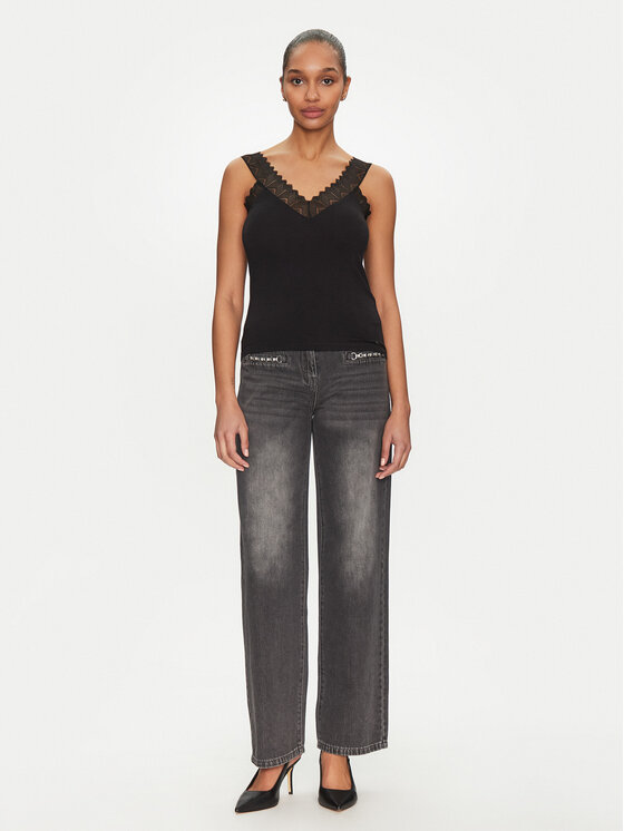 Morgan Morgan Top 242-DNAE Černá Slim Fit