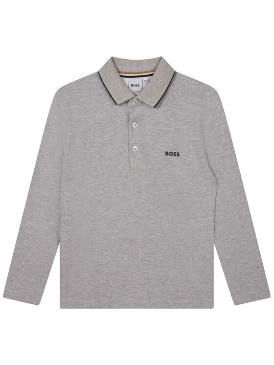 BOSS Boss Bluzka J25M34 Szary Regular Fit