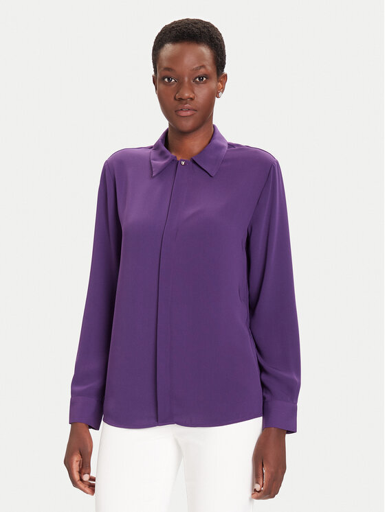 Liu Jo Liu Jo Košile MF5147 T4241 Fialová Regular Fit