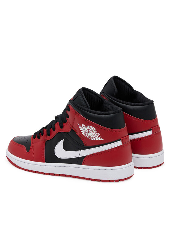 Nike Nike Sneakersy Air Jordan 1 Mid DQ8426 Czerwony