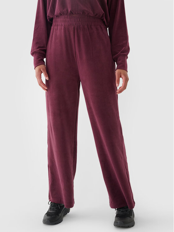 4F 4F Pantaloni da tuta 4FRAW24TTROF1352-60S Rosso Oversize