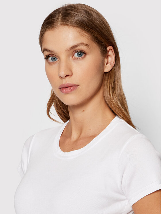 United Colors Of Benetton United Colors Of Benetton T-krekls 1091D1M10 Balts Regular Fit