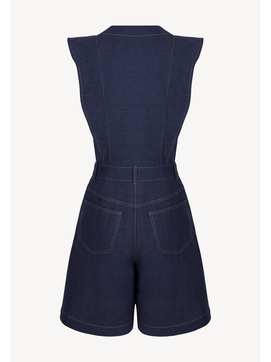 BIZUU BIZUU Kombinezon AIDENNY Granatowy Standard Fit