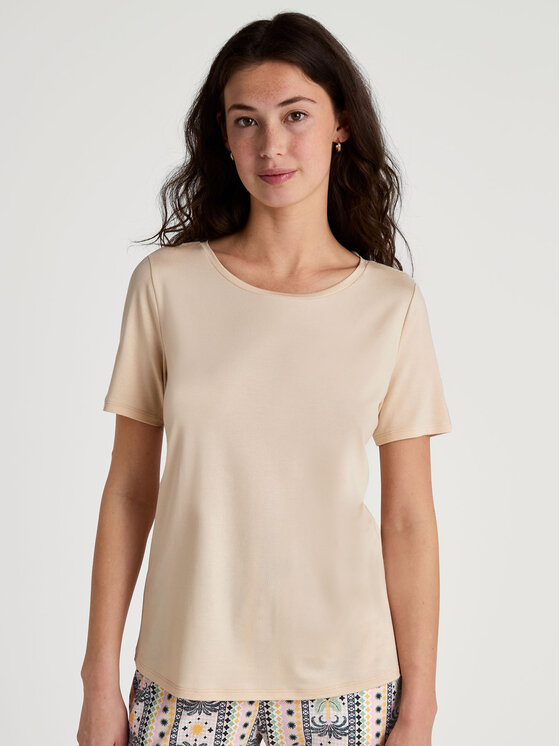 Calida Calida T-Shirt 14359 Béžová Regular Fit