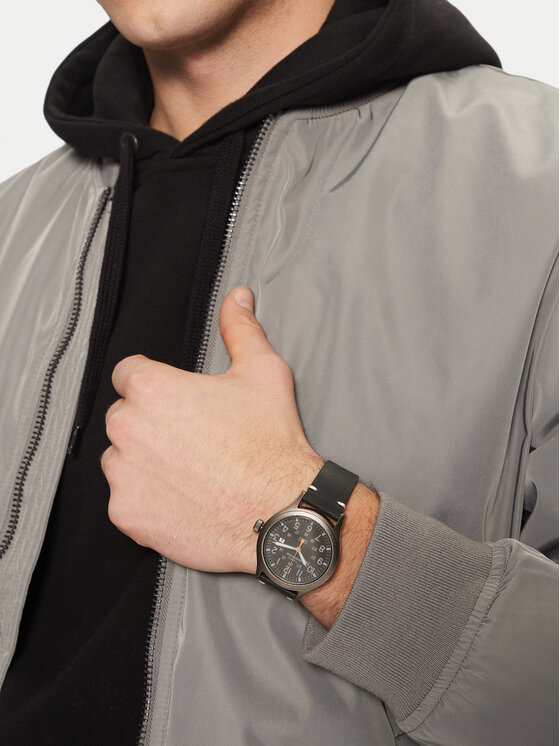 Timex Timex Ročna ura Expedition Scout TW4B01900 Črna