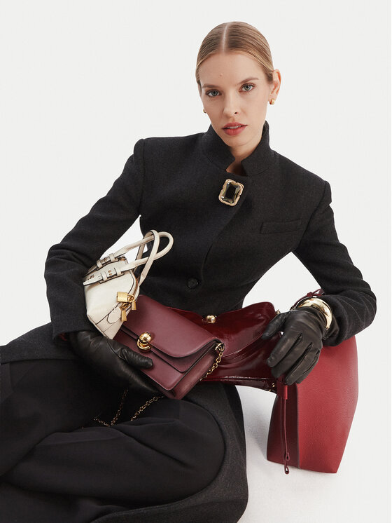 PINKO PINKO Vilnonis paltas Jacinta Capotto 106123 A30G Pilka Regular Fit