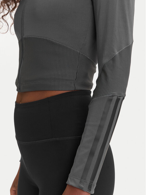 adidas adidas Tehnička majica Hyperglam JN2656 Siva Slim Fit