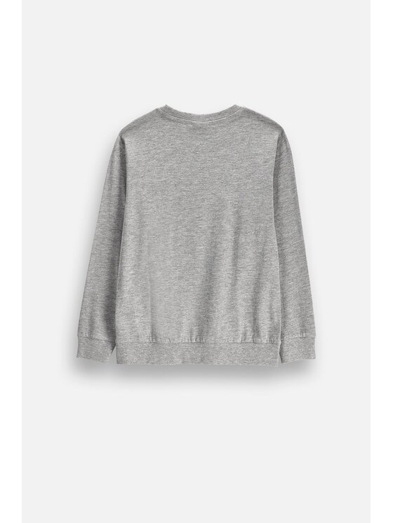 Coccodrillo Coccodrillo Longsleeve ZC6143105VBA-019 Szary Regular Fit
