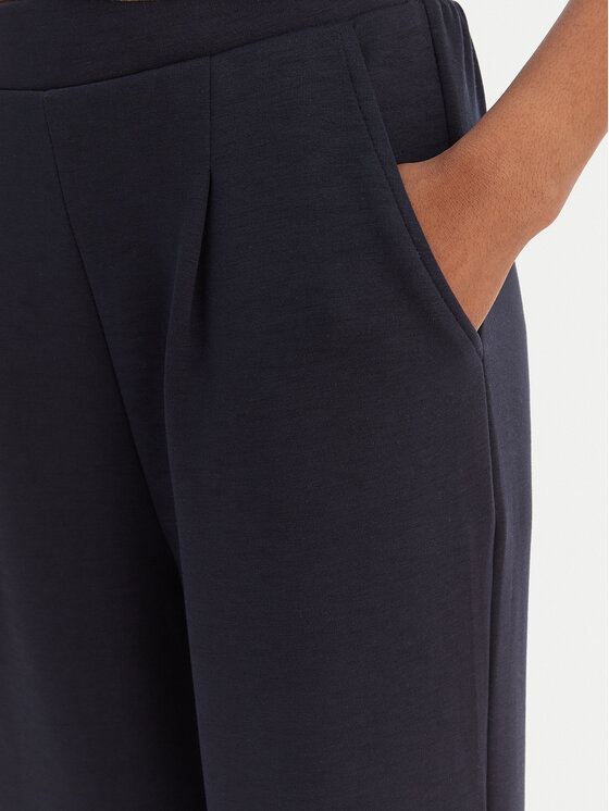 Vero Moda Vero Moda Spodnie materiałowe Hali 10339404 Granatowy Straight Fit