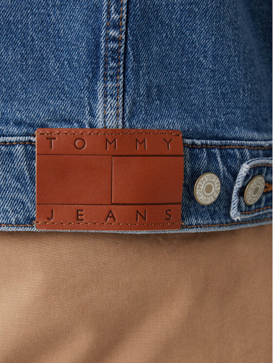 Tommy Jeans Tommy Jeans Jeansová bunda DM0DM22635 Modrá Regular Fit