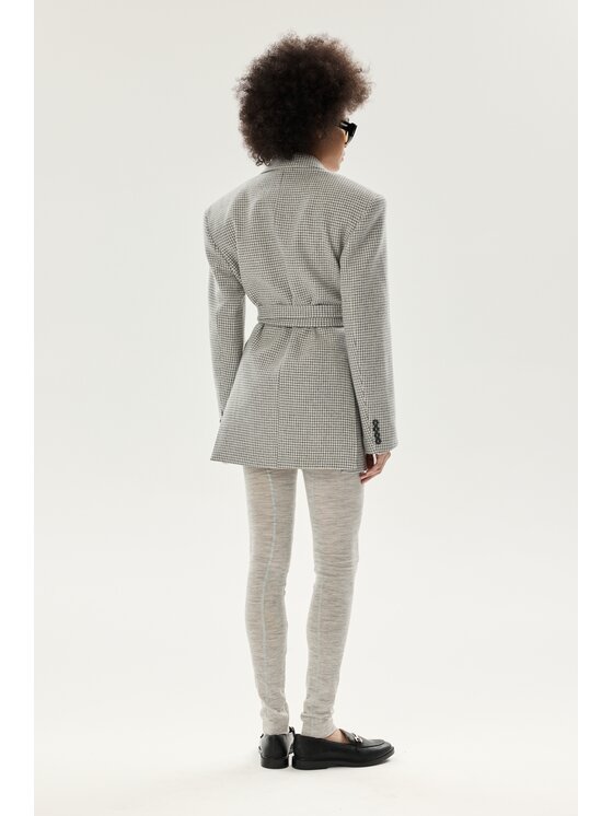 Laretaggio Laretaggio Marynarka VARI WOOL BLAZER Szary Casual Fit