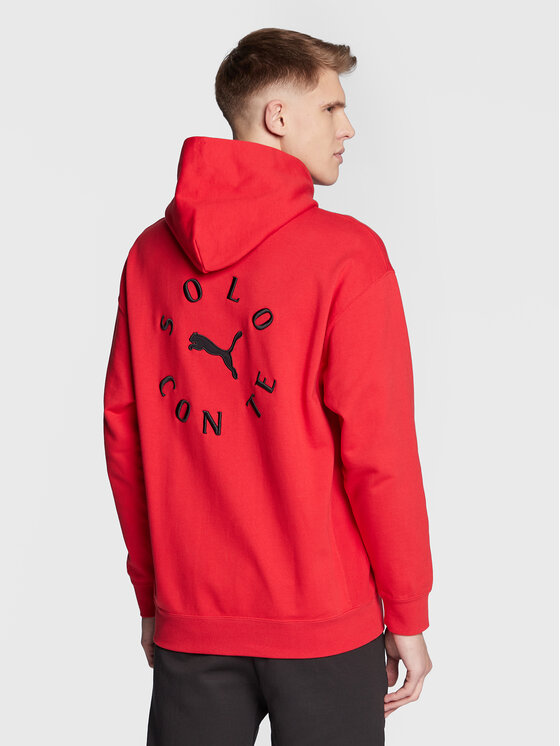 Puma Puma Džemperis Ac Milan 536139 Raudona Loose Fit