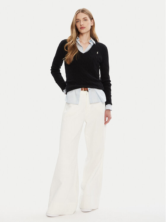Polo Ralph Lauren Polo Ralph Lauren Džemper 211971866005 Crna Slim Fit