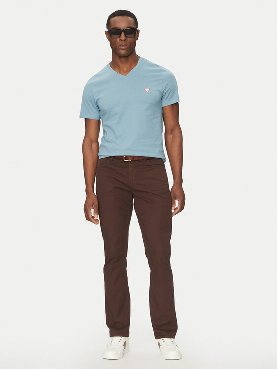 Guess Guess Футболка M2YI37 I3Z14 Голубий Slim Fit