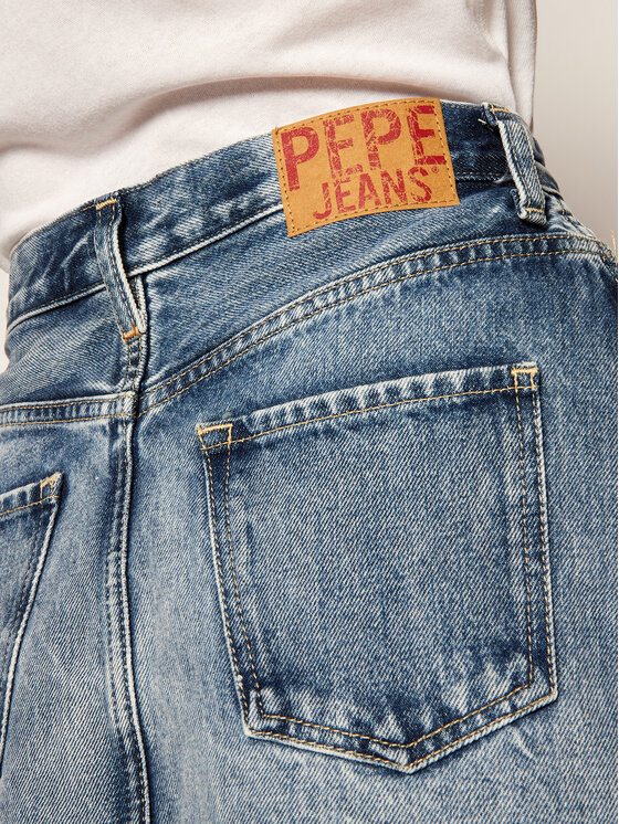 Pepe Jeans Pepe Jeans Džínsová sukňa PEPE ARCHIVE Rachel PL900877 Tmavomodrá Regular Fit