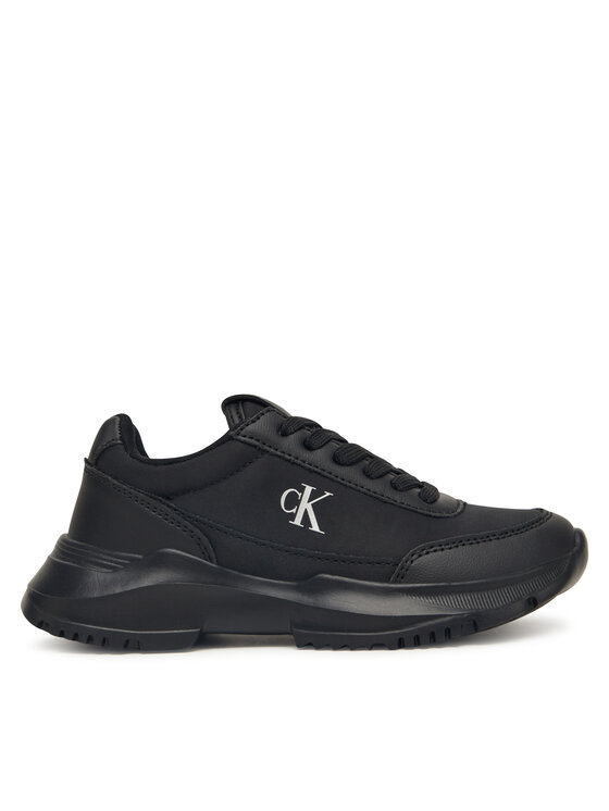 Calvin Klein Calvin Klein Сникърси Low Cut Lace Up V3A9-83105-1695 S Черен