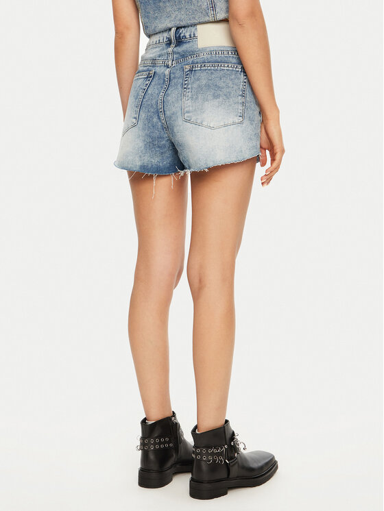 One Teaspoon One Teaspoon Szorty jeansowe Bowies 26723 Niebieski Regular Fit