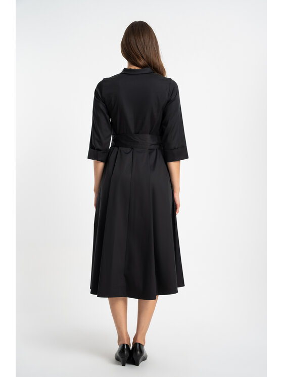 CLICK CLICK Sukienka codzienna 60-6038 Czarny Regular Fit