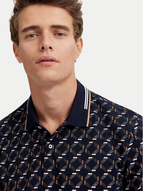 Bugatti Bugatti Poloshirt 8150-75032C Dunkelblau Regular Fit