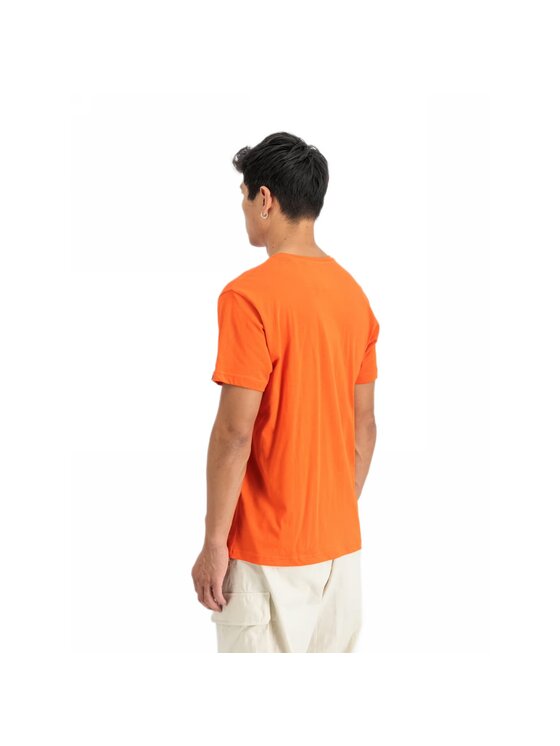 Alpha Industries Alpha Industries Tričko AI.188505-736 Oranžová Basic Fit