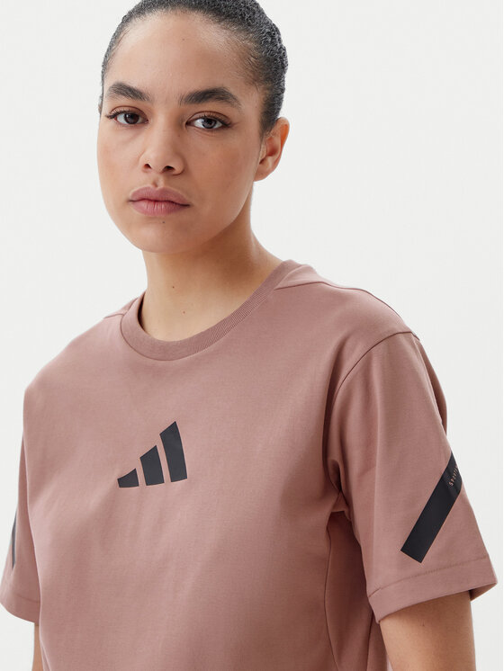 adidas adidas Тишърт Z.N.E. JC9311 Розов Regular Fit