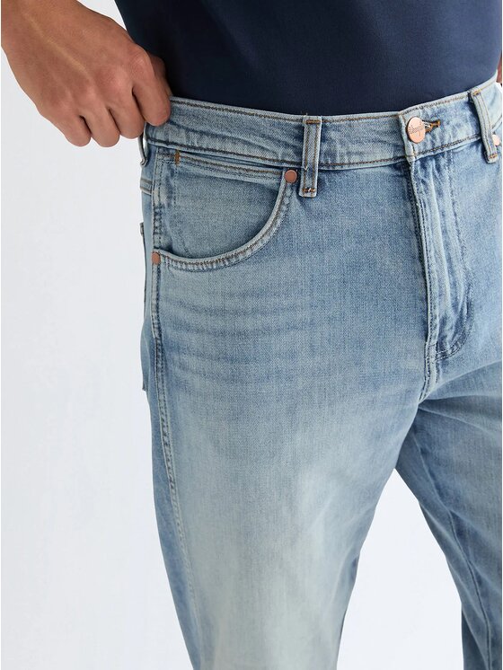 Wrangler Wrangler Jeansy FRONTIER Niebieski Regular Fit