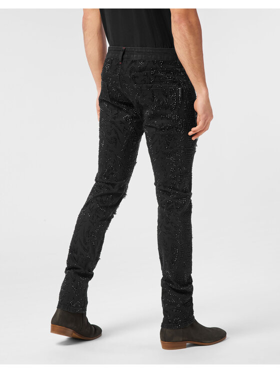 PHILIPP PLEIN PHILIPP PLEIN Jeansy 24331 Czarny Regular Fit