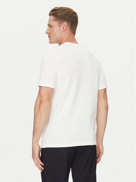 Tommy Hilfiger Tommy Hilfiger T-Shirt Multi Flags MW0MW38616 Biały Regular Fit