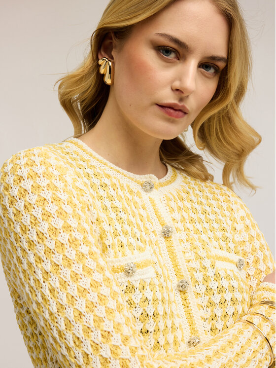 Motivi Motivi Maglione M121W003811N0R8 Giallo Regular Fit