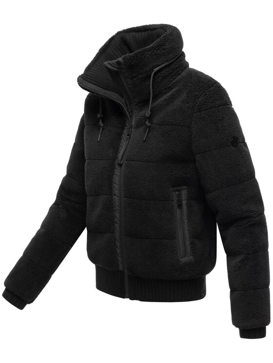 Navahoo Navahoo Kurtka zimowa Schneepuder Czarny Regular Fit