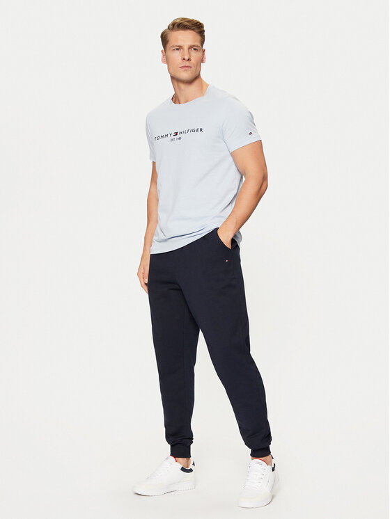 Tommy Hilfiger Tommy Hilfiger Pantaloni trening Terry MW0MW37236 Bleumarin Regular Fit