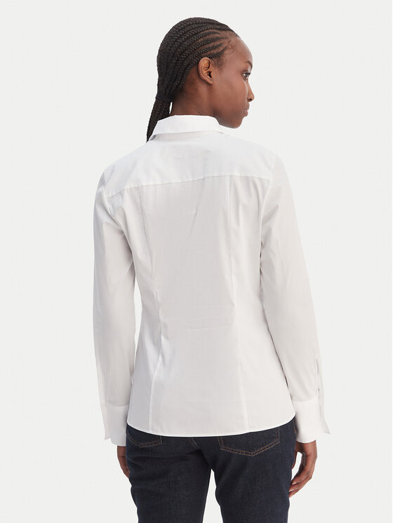 HUGO HUGO Koszula 50554568 Biały Slim Fit