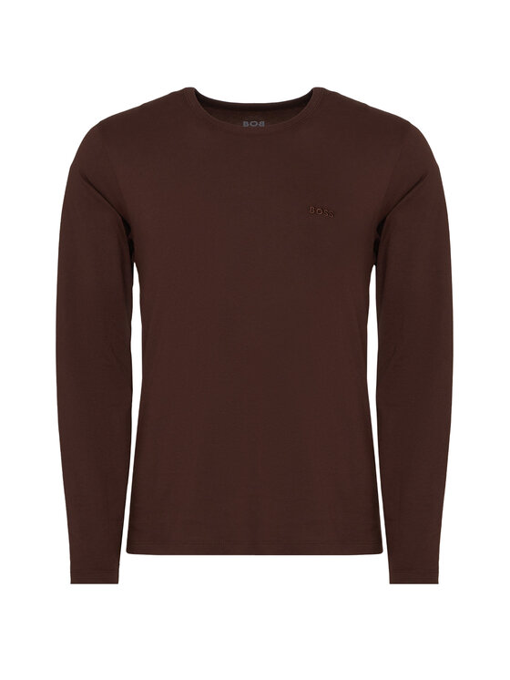 BOSS BOSS Komplet longsleeve 50492321 Brązowy Regular Fit
