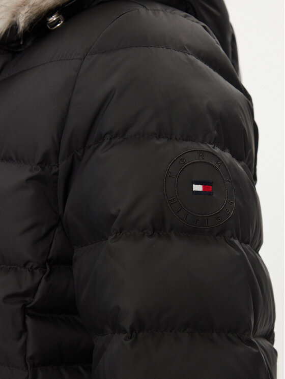 Tommy Hilfiger Tommy Hilfiger Μπουφάν πουπουλένιο Tyra WW0WW39746 Μαύρο Regular Fit