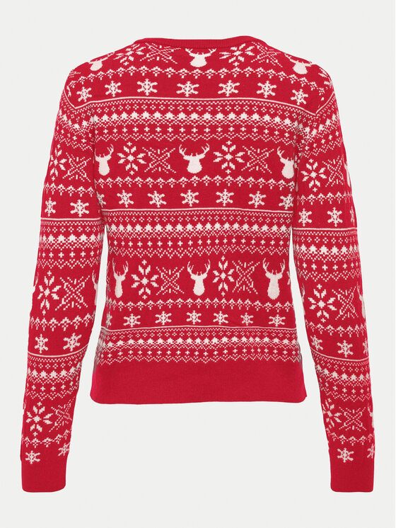 ONLY ONLY Sweater Xmas Winter 15327601 Piros Regular Fit