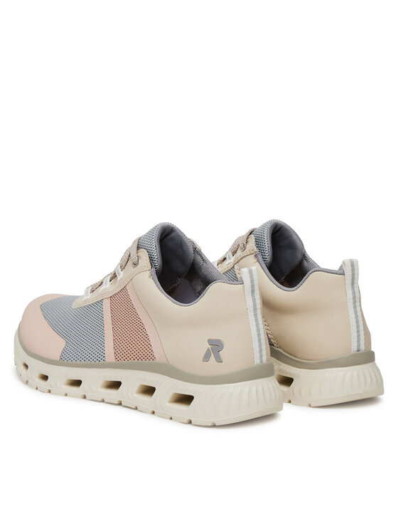 Rieker Rieker Sneakersy M6006-90 Beżowy