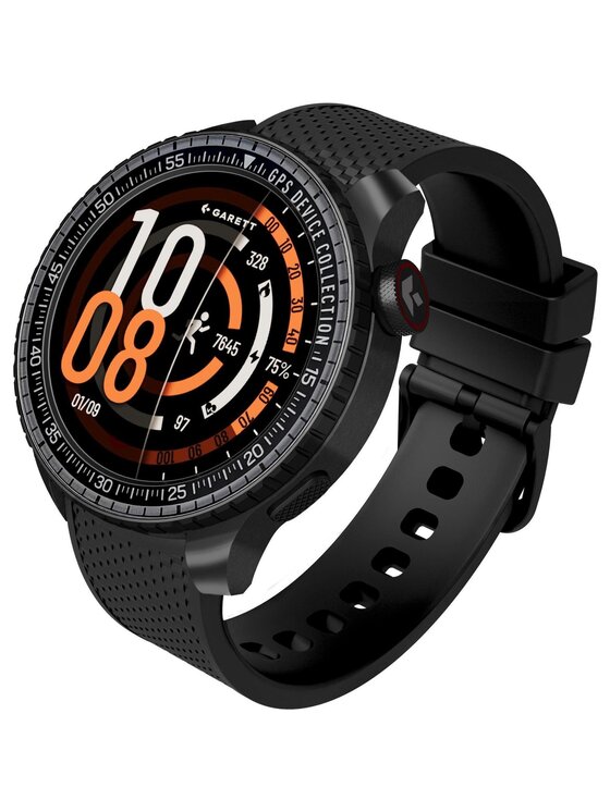 Garett Garett Zegarek 5904238487372-PAY-BLACK Czarny